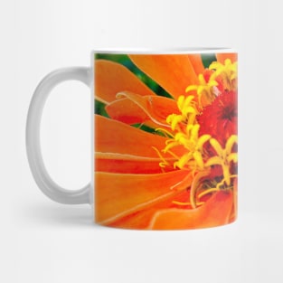 Orange Flower Mug